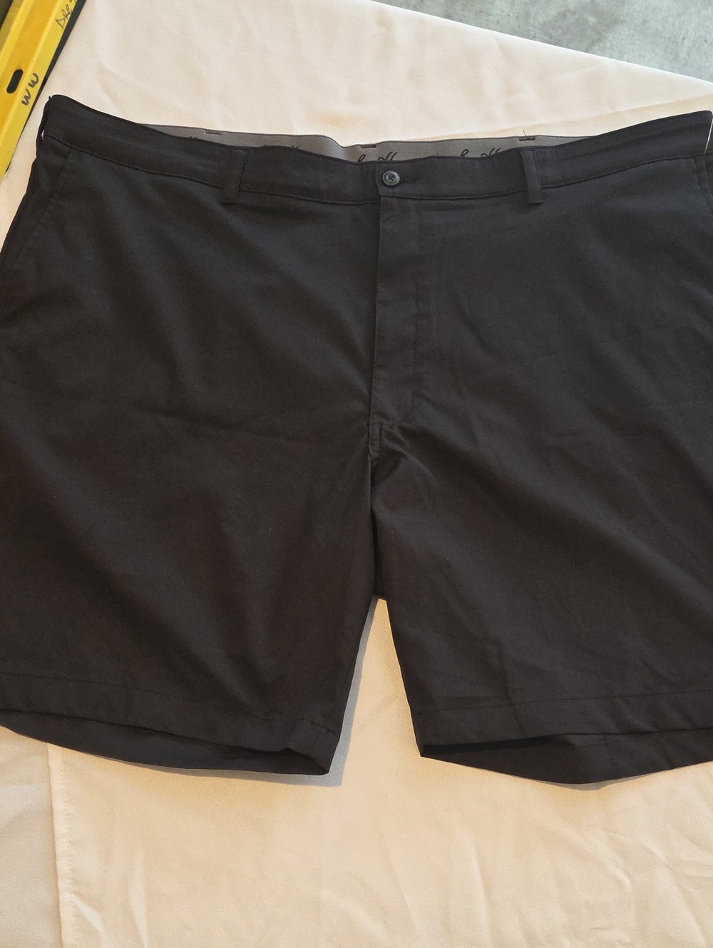 Hogan Black Flat-Front Men's Shorts